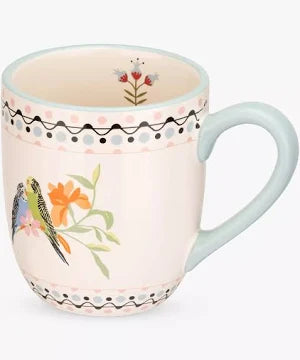 BUDGIE MUG BLUE