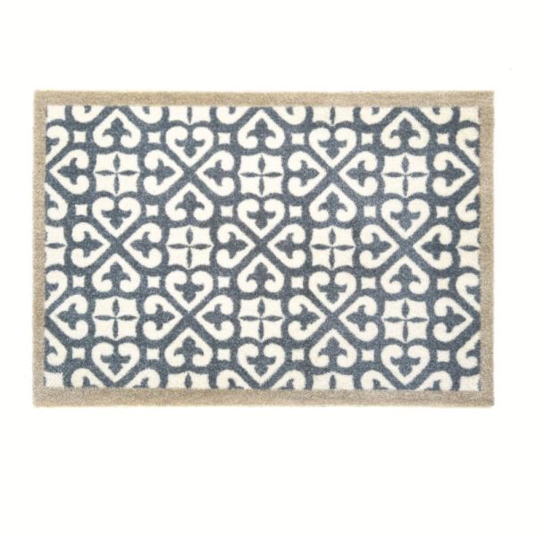 mat harlequin blue nylon 50 x 75 cm