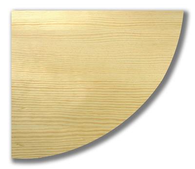 400 X 400 CORNER SHELF PINE