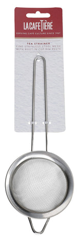 LA CAFETIERE STAINLESS STEEL LONG-HANDLED TEA STRAINER