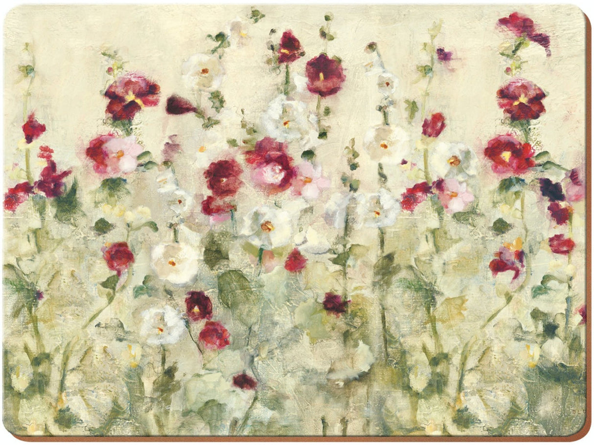 WILD FIELD OF POPPIES SET 6 PLACEMATS