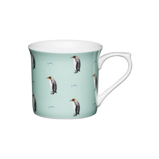 KITCHEN CRAFT FLUTED CHINA PENGUIN MUG