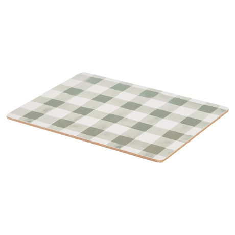 Woodbury Lane gingham placemats for stylish table protection and everyday dining