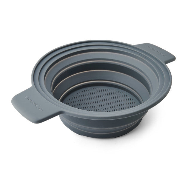 MASTERCLASS SILICONE STEAM STRAINER COLANDER WITH HANDLES