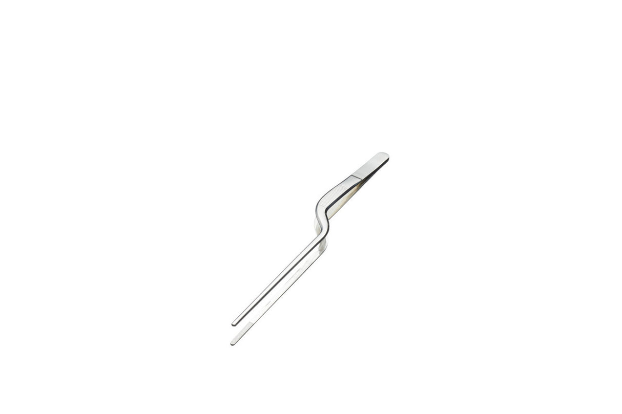 MASTERCLASS STAINLESS STEEL 21CM CURVED PLATING TONGS