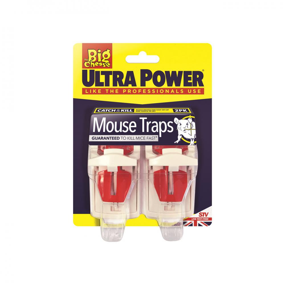 Picture of THE BIG CHEESE ULTRA POWER MOUSE TRAP TWIN PACK