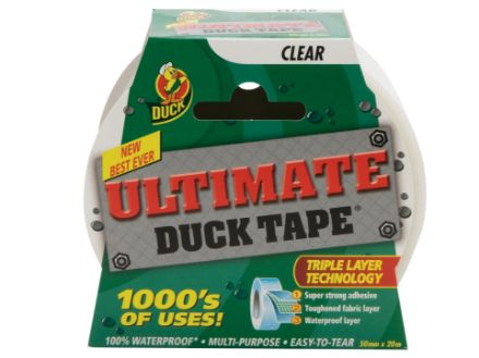 Picture of ULTIMATE CLEAR DUCK TAPE 50MMX20M