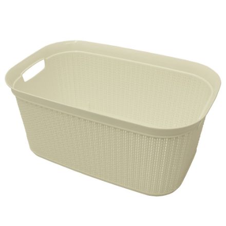 Picture of LOOP RECT LAUNDRY BASKET WHITE