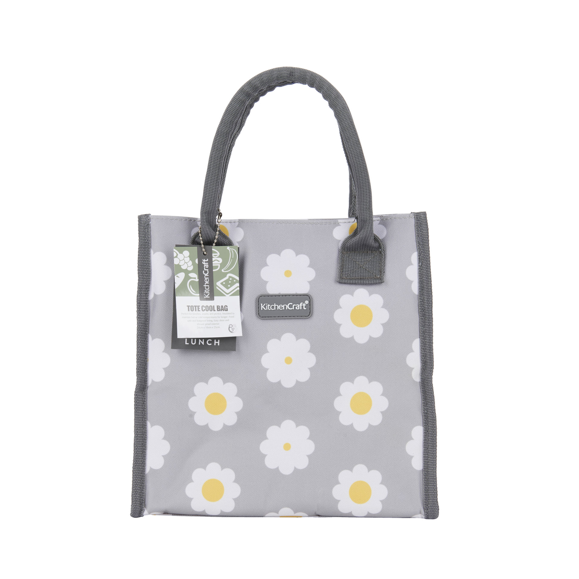 Picture of COOLBAG GREY FLOWER