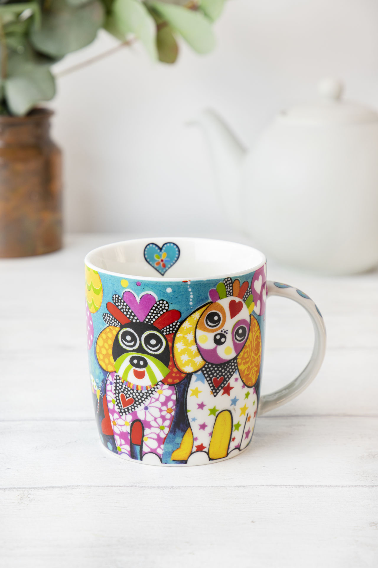 Picture of LOVE HEARTS MUG  OODLES