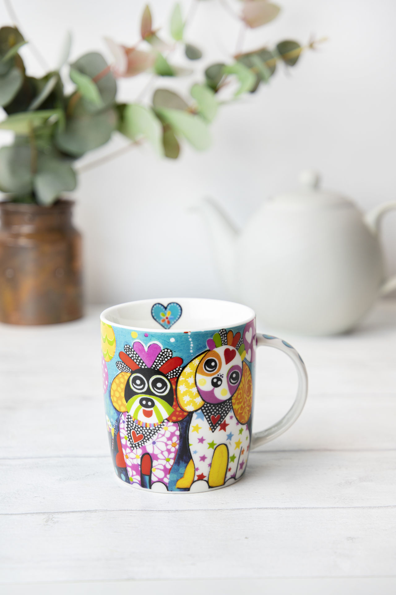 Picture of LOVE HEARTS MUG  OODLES