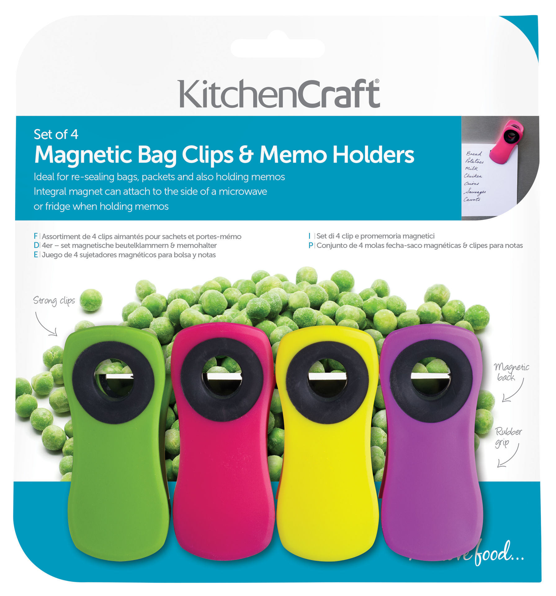 Picture of SET 4 MAGNETIC BAG CLIPS
