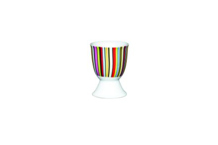 Picture of EGG CUPS MULTI COLOURED STRIPE EGGCUP