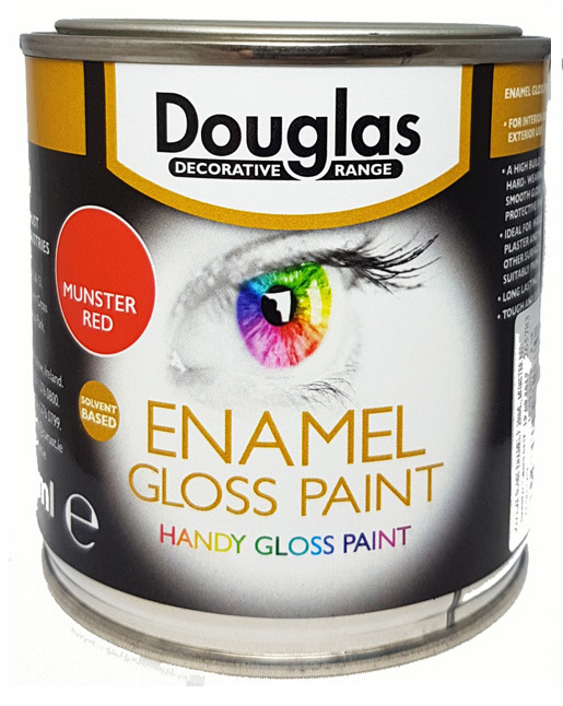 Picture of DOUGLAS GLOSS PAINT MUNSTER RED 250ML