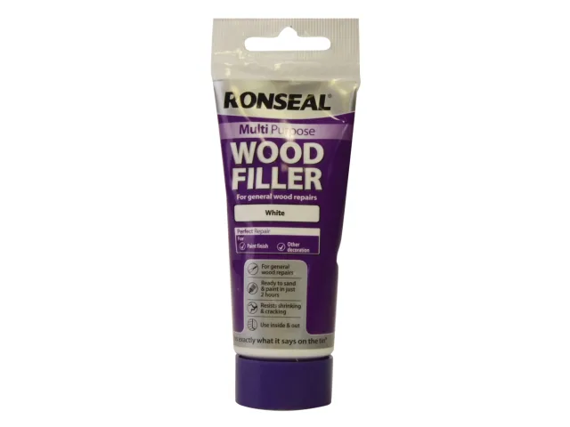 Picture of RONSEAL WOOD FILLER WHITE 100G