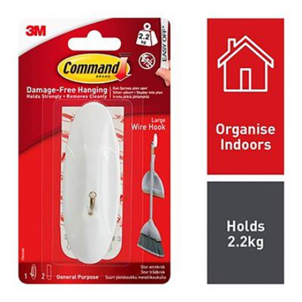 Picture of 3M COMMAND LARGE WIRE HOOKS
