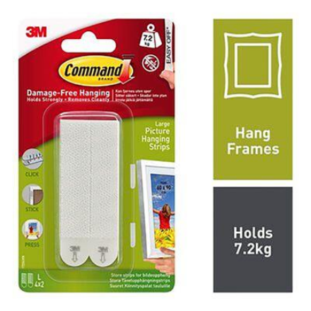 Picture of 3M COMMAND LARGE PICTURE HANGING STRIPS