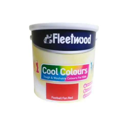 Picture of FLEETWOOD COOL COLOURS FOOTBALL FAN RED MATCH POT