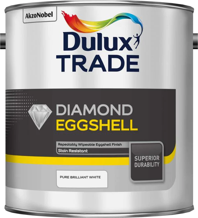 Picture of DULUX TRADE DIAMOND EGGSHELL PURE BRILLIANT WHITE 2.5L
