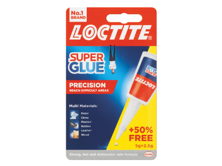 Picture of LOCTITE SUPER GLUE PRECISSION BOTTLE 5G+50% FREE