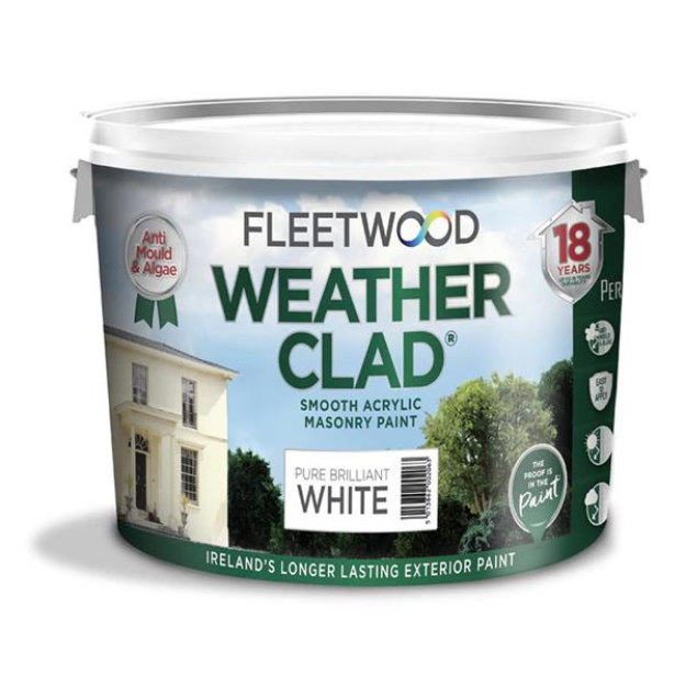 Picture of FLEETWOOD WEATHERCLAD PURE BRILLIANT WHITE 9L+1L FREE