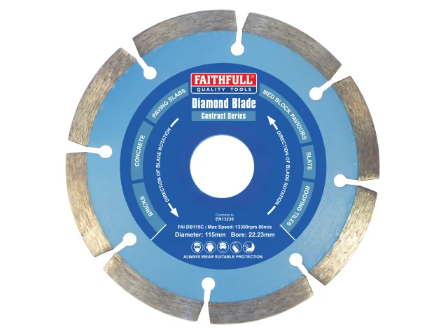 Picture of FAITHFULL CONTRACT DIAMOND BLADE 115MM
