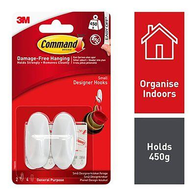 Picture of 3M COMMAND SMALL DESIGNER HOOKS