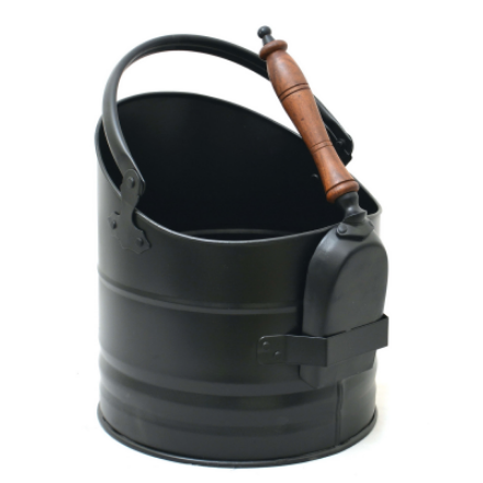 Picture of COAL BUCKET AND SHOVEL BLACK