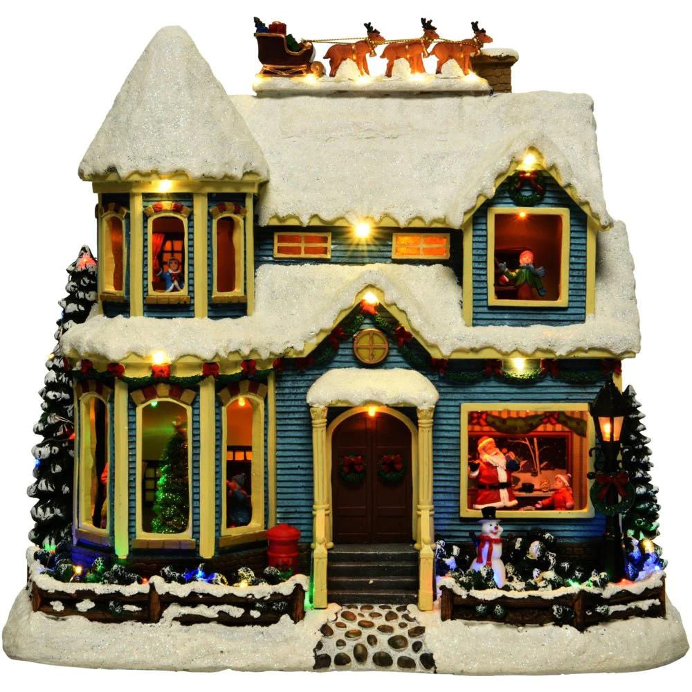 Picture of LED MUSICAL WINTER HOUSE SCENE 32.5CM