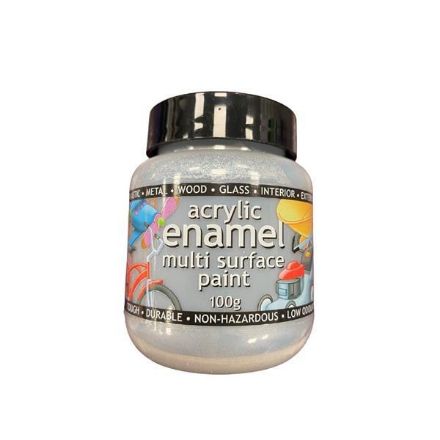 Picture of ACRYLIC SILVER ENAMEL PAINT 100ML