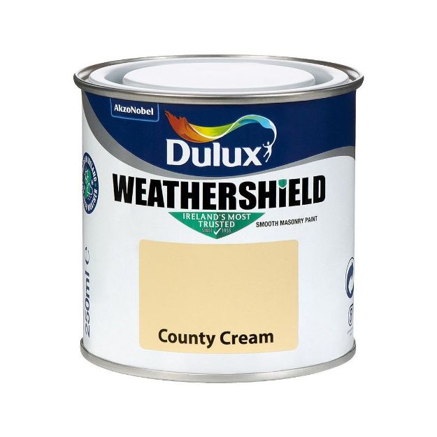 Picture of DULUX WEATHERSHIELD COUNTY CREAM 250ML