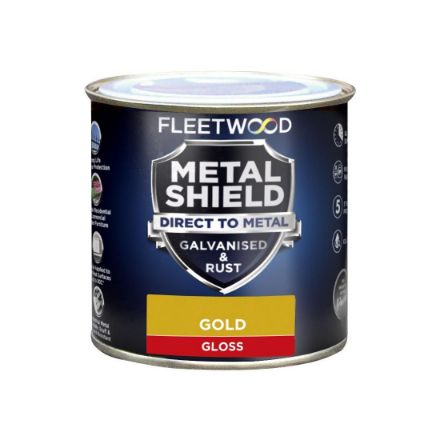 Picture of FLEETWOOD METALSHIELD GOLD GLOSS 250ML