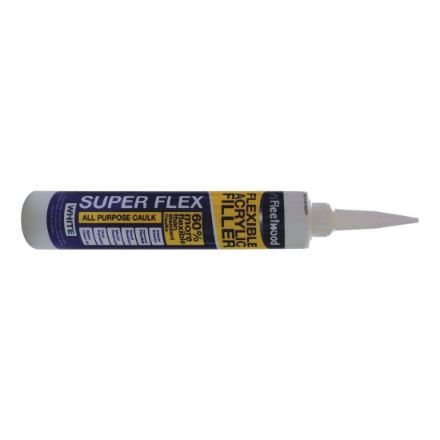 Picture of FLEETWOOD SUPER FLEX ALL PURPOSE CAULK WHITE 380ML