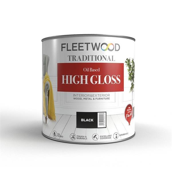 Picture of FLEETWOOD TRADITIONAL GLOSS BLACK 250ML