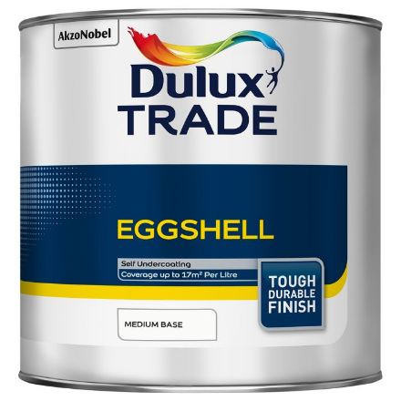 Picture of DULUX TRADE EGGSHELL MEDIUM BASE 1L