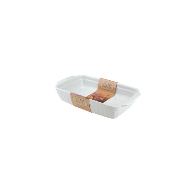 Picture of STONEWARE RECTANGULAR ROASTER 30CM X 18CM