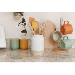 Picture of STONEWARE UTENSIL HOLDER CREAM