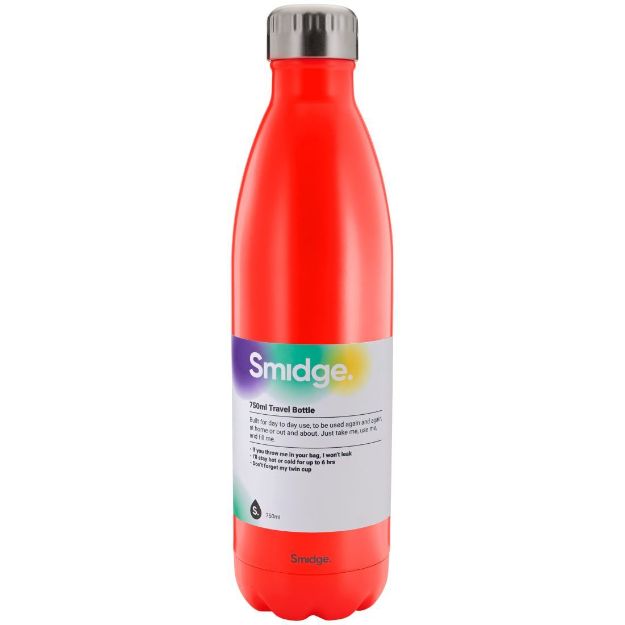 Picture of SMIDGE 750 ML TRAVEL BOTTLE CORAL
